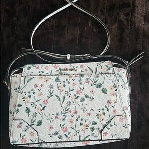 Nine West Floral White Crossbody Bag